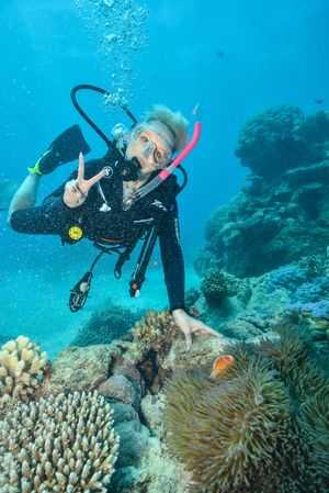 Scuba Diving the great barrier reef