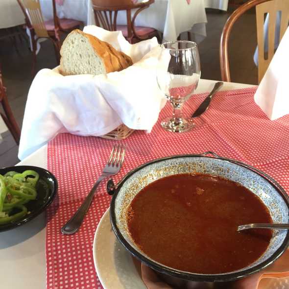 Szegedi Halászcsárd's fishermans soup